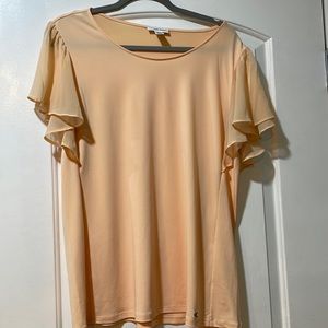 Calvin Klein Peach top (size Lg)